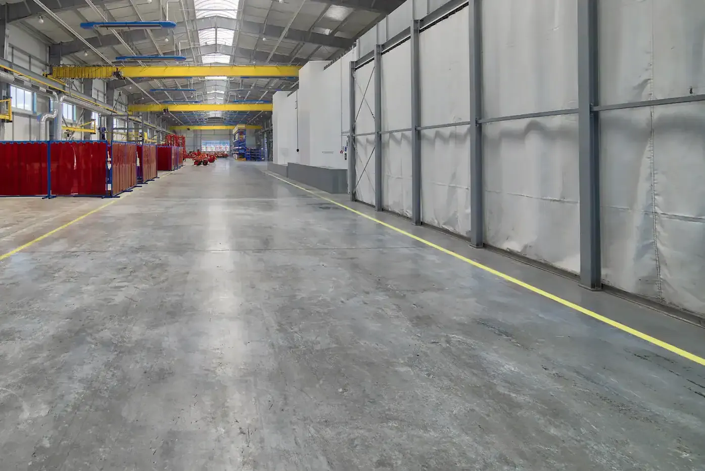 warehouse floor concrete levelling