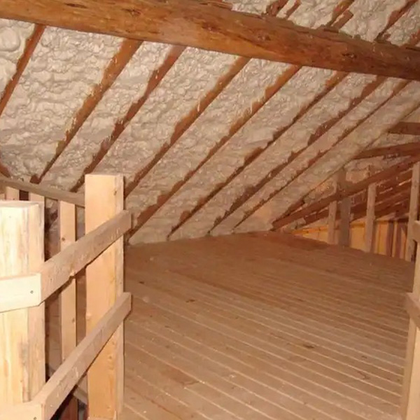 spray foam in house walls and attic